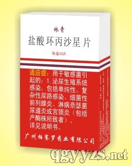 盐酸环丙沙星片