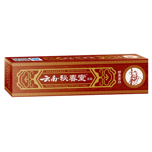 云南•秘春堂®牙膏（舒爽美白）