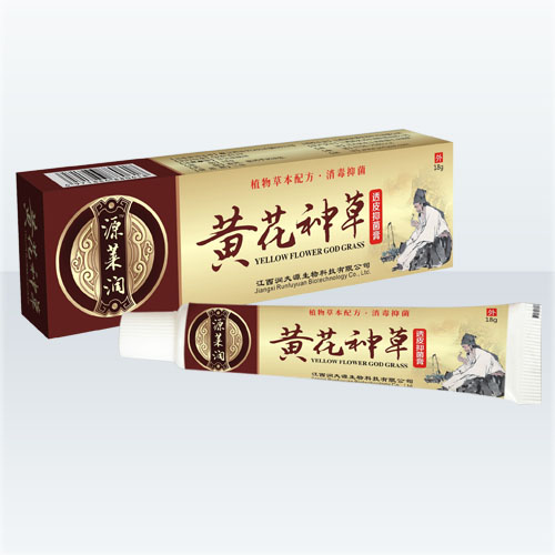 黄花神草透皮抑菌膏