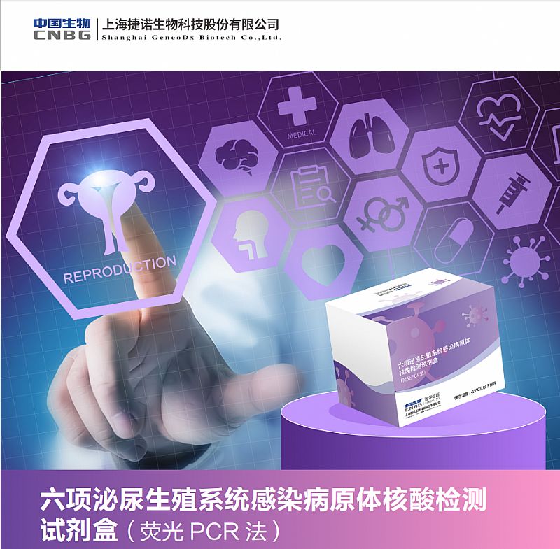 六项泌尿生殖系统感染病原体核酸检测试剂盒